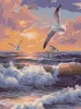 Картина за номерами - Політ над хвилями ©art_selena_ua