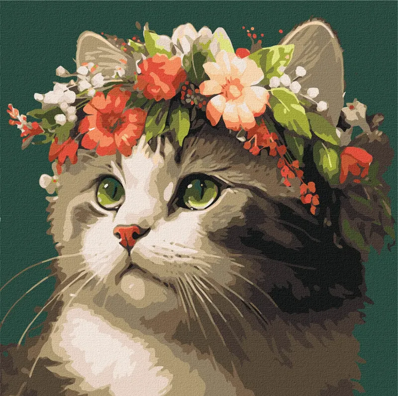 Картина по номерам - Весенний венок ©art_selena_ua