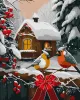 Картина за номерами - Снігова казка ©art_selena_ua