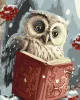 Картина за номерами - Розумна совушка ©art_selena_ua