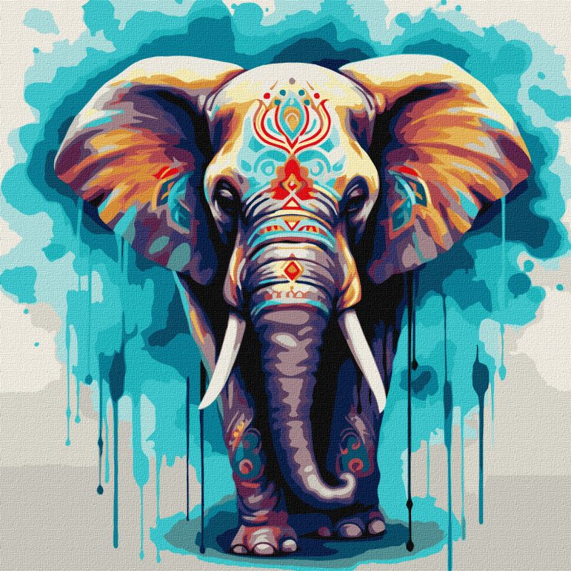 Картина по номерам - Чудесный слон ©art_selena_ua