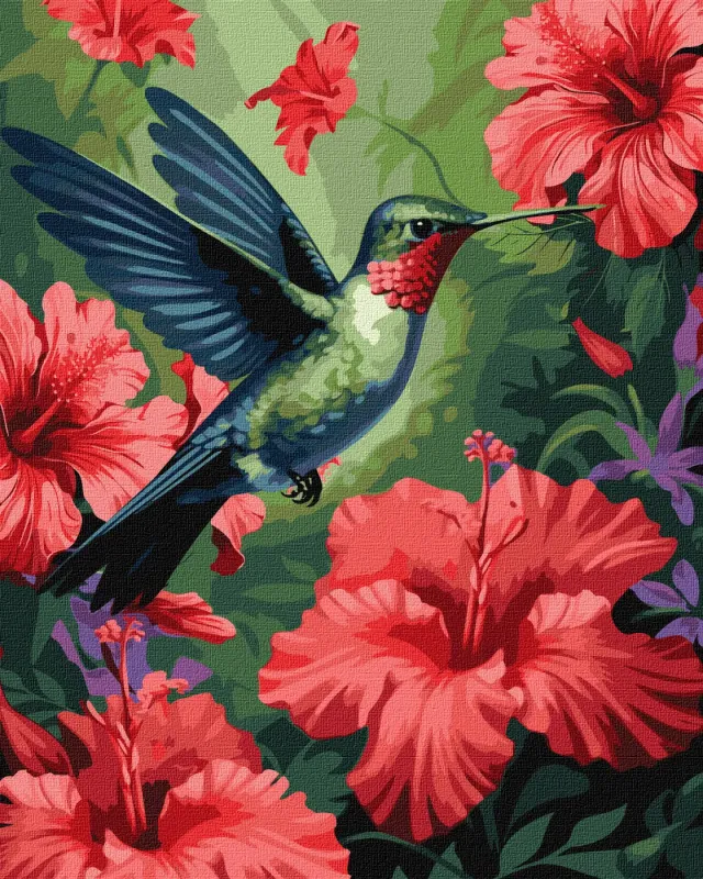 Картина за номерами - У райському саду ©art_selena_ua