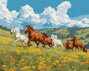 Painting by numbers - Strength and grace ©art_selena_ua