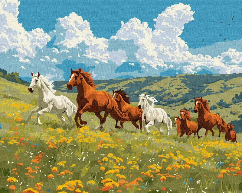 Картина за номерами - Сила і грація ©art_selena_ua