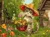 Картина по номерам - Милый садовник ©art_selena_ua