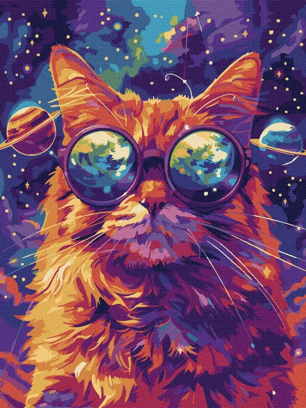 Картина по номерам - Звездные очки  ©art_selena_ua