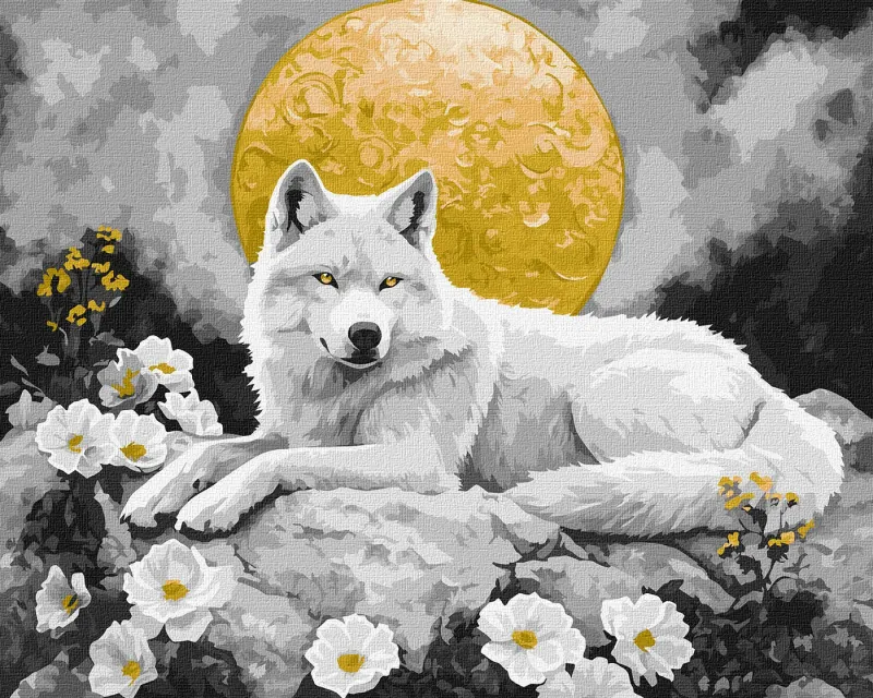 Картина за номерами - Під світлом місяця з фарбами металік extra ©art_selena_ua