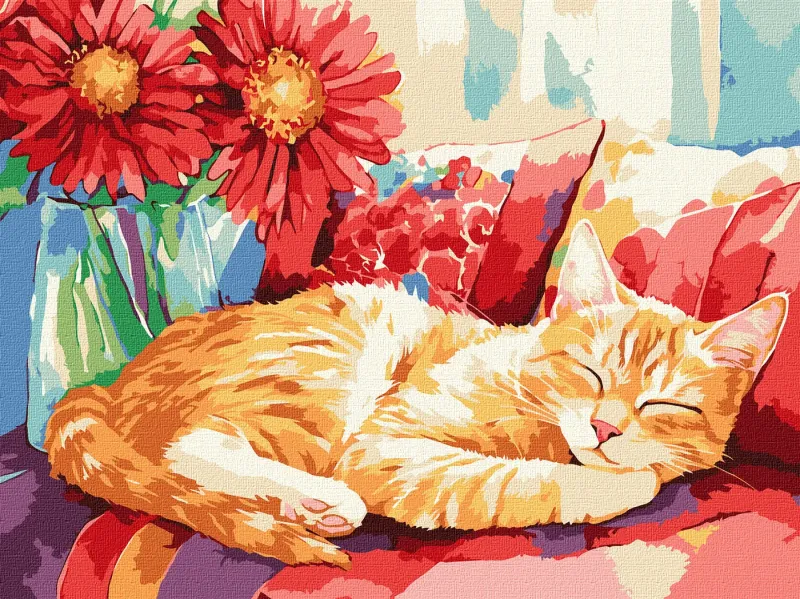 Картина по номерам - Дневной сон ©art_selena_ua