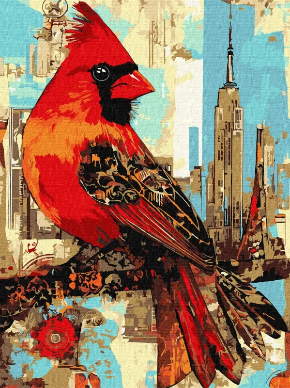 Painting by numbers - City bird ©art_selena_ua