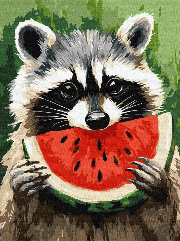 Картина за номерами - Соковитий кавун ©art_selena_ua
