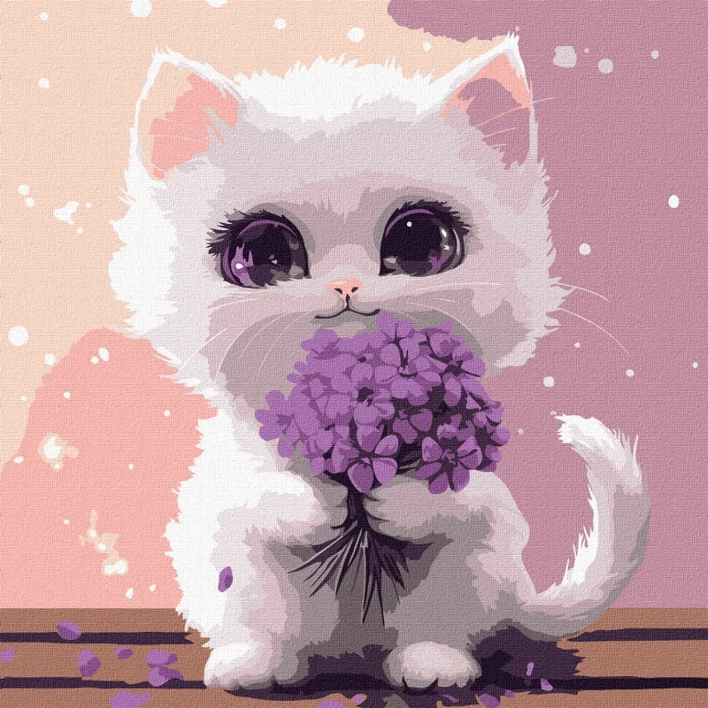 Painting by numbers - Sunny purr ©art_selena_ua