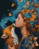 Painting by numbers - Orange spirit of autumn with extra metallic paints ©art_selena_ua