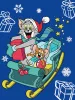 Картина по номерам - Tom and Jerry: на санках ©Warner Bros.