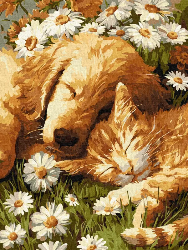 Картина по номерам - Лепестки и верность ©art_selena_ua
