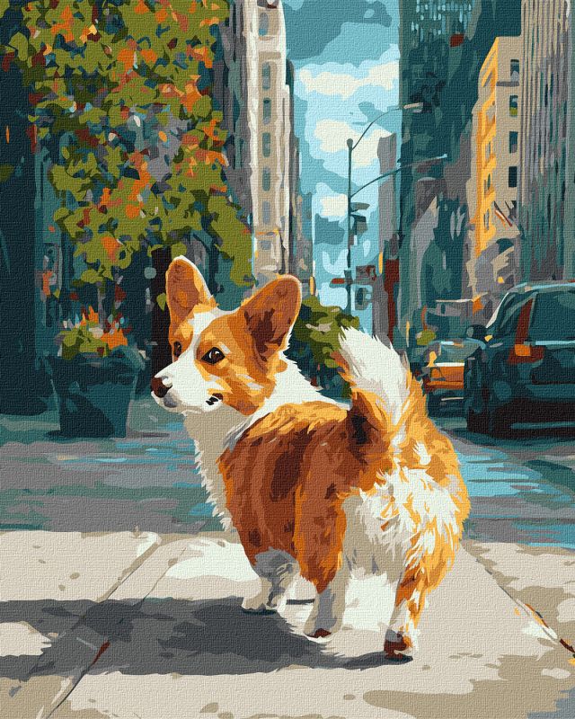 Painting by numbers - Tail in the City ©art_selena_ua