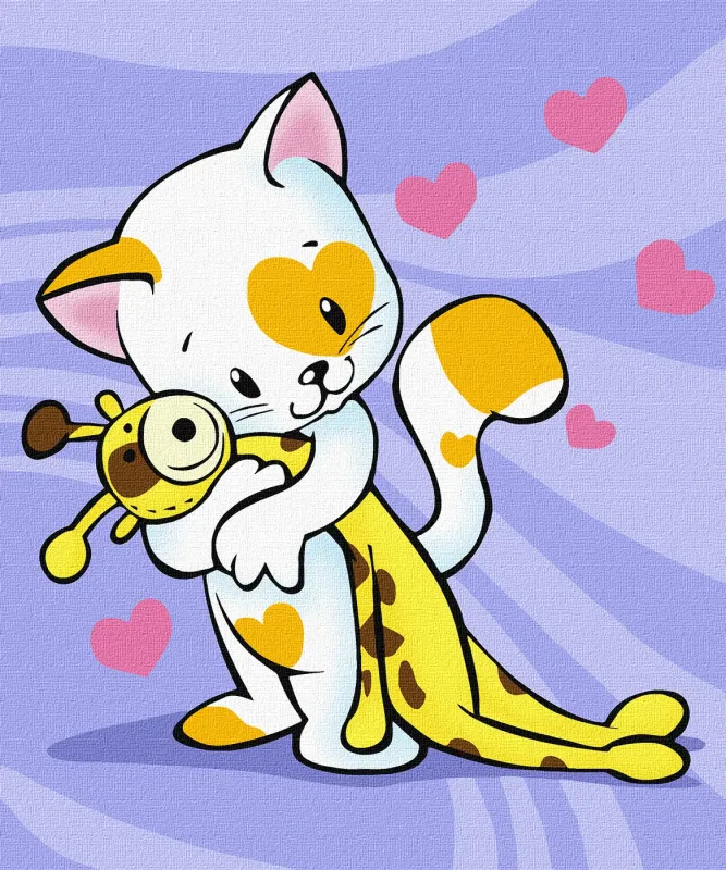 Painting on canvas - Sweet hugs