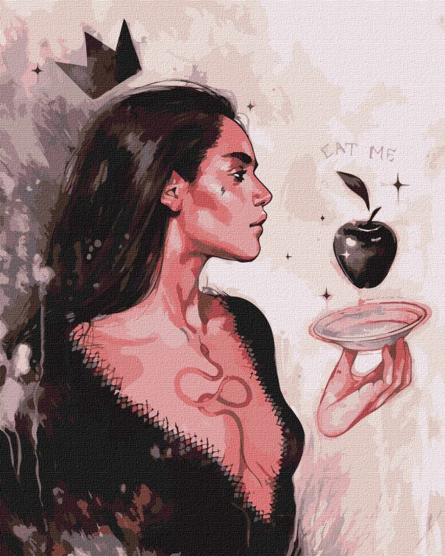 Картина по номерам - Загадочная принцесса ©lesya_nedzelska_art