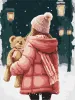 Картина за номерами - На зимовій прогулянці ©art_selena_ua