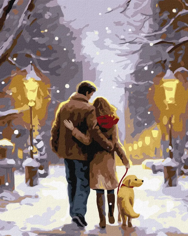 Картина за номерами - Сімейна прогулянка ©art_selena_ua