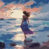 Painting by numbers - A beautiful element ©art_selena_ua