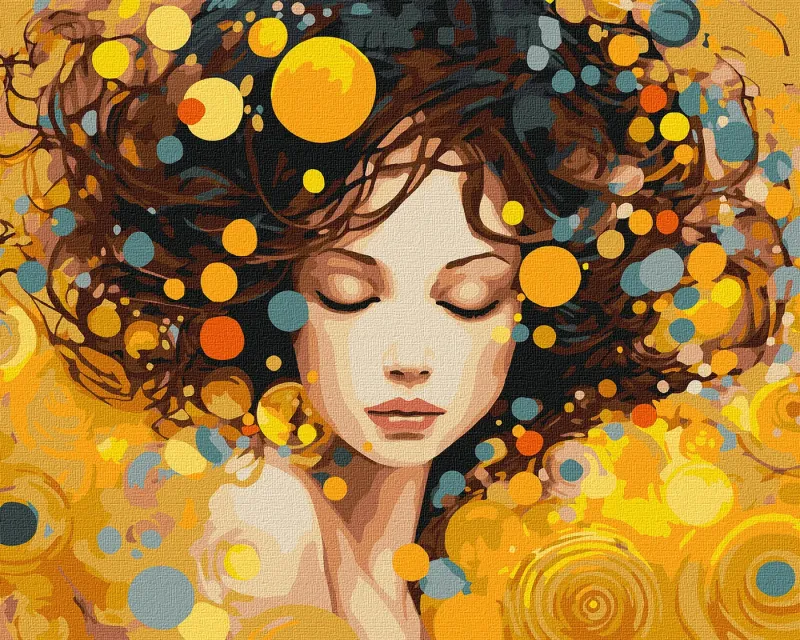 Картина за номерами - Портрет елегантності ©art_selena_ua
