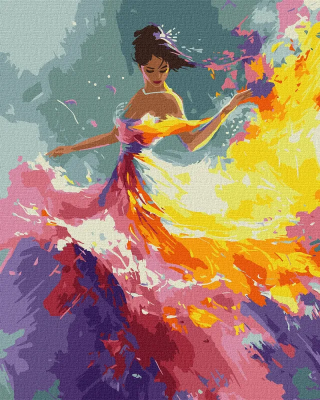 Картина за номерами - Елегантна принцеса ©art_selena_ua