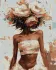 Painting by numbers - Flower hat ©victoria_art___