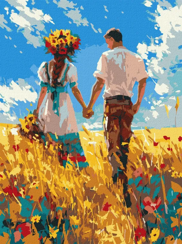 Картина по номерам - Прогулка влюбленных ©art_selena_ua