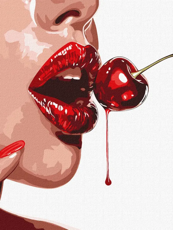 Картина за номерами - Солодка вишня ©art_selena_ua