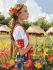 Картина за номерами - Гарна українка ©art_selena_ua