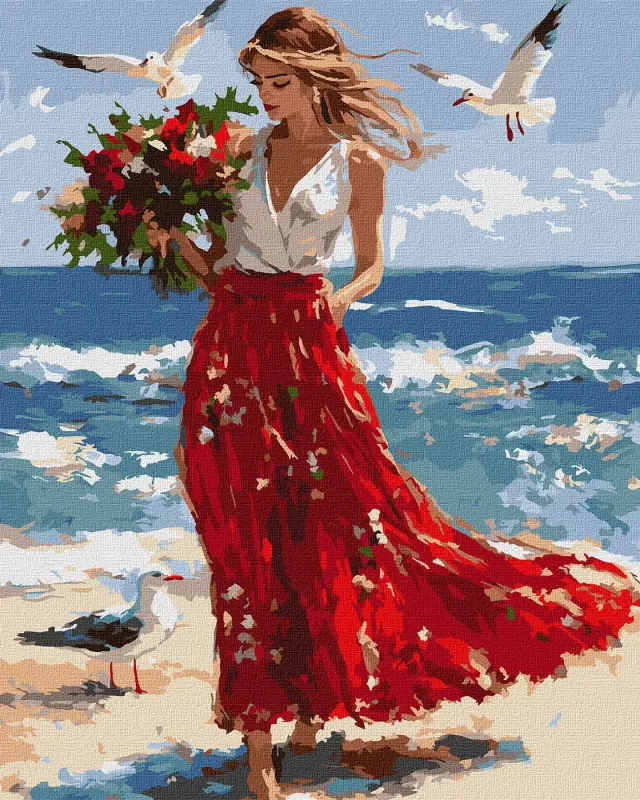 Картина за номерами - Хвилі свободи ©art_selena_ua
