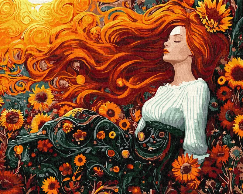 Картина по номерам - Цветы осени ©art_selena_ua