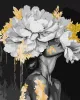Painting by numbers - Awakening of Beauty with extra metallic paints ©victoria_art