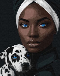 Painting by numbers - Blue gaze ©art_selena_ua