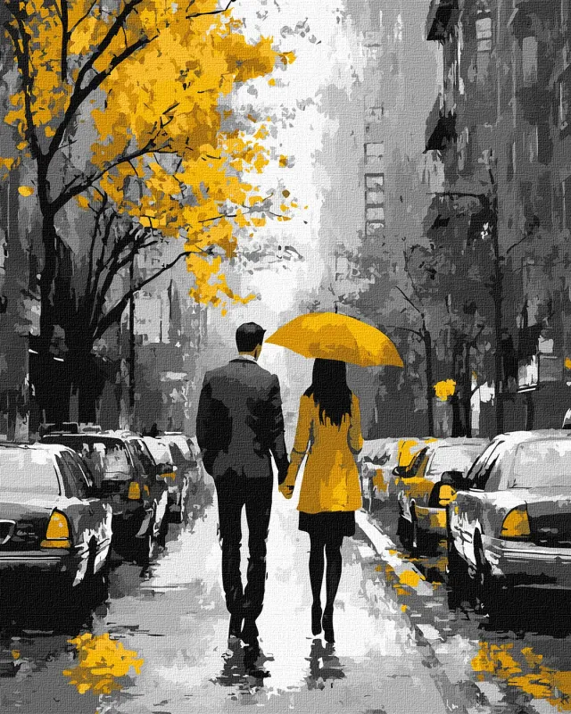 Картина за номерами - Романтичними вуличками ©art_selena_ua