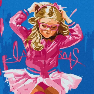 Painting by numbers - Marshmallow Baby ©Mariia Kotiuzhynska