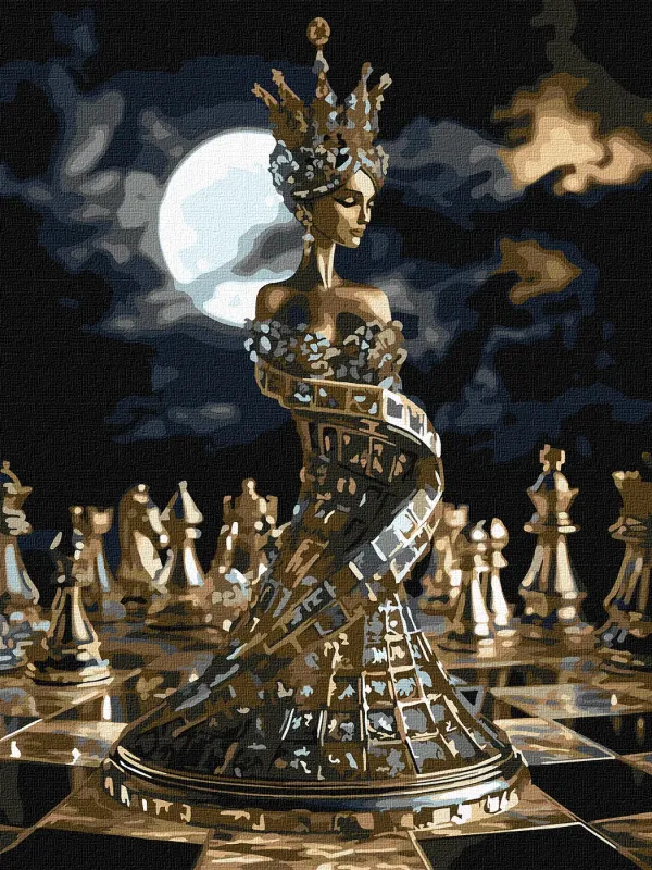 Картина по номерам - Ход королевы ©art_selena_ua