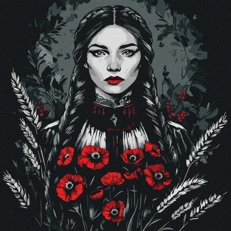 Картина по номерам - Женская сила ©art_selena_ua