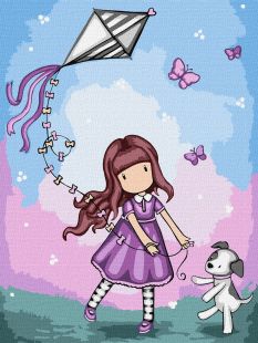 Painting by numbers - Don’t Fly Away Santoro Gorjuss Collection