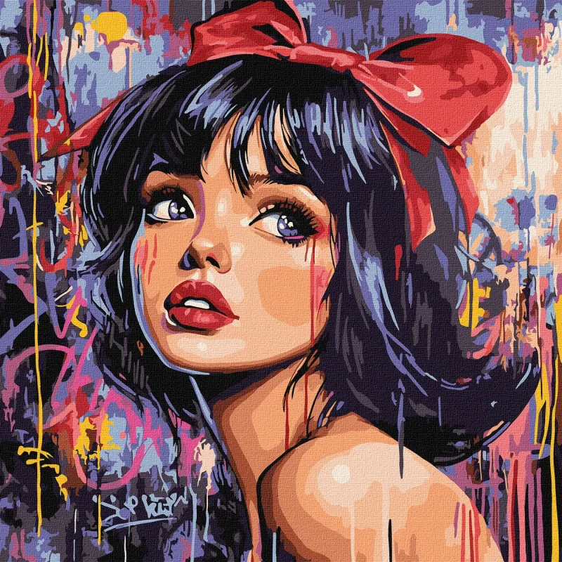 Painting by numbers - A modern Snow White ©art_selena_ua