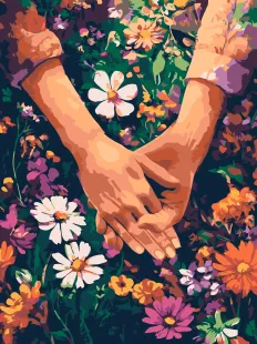 Картина за номерами - Тримай мене міцно ©art_selena_ua