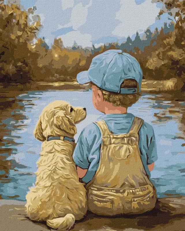 Painting by numbers - True friends ©art_selena_ua