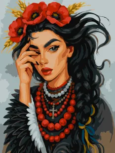 Картина за номерами - Крилата ©art_selena_ua