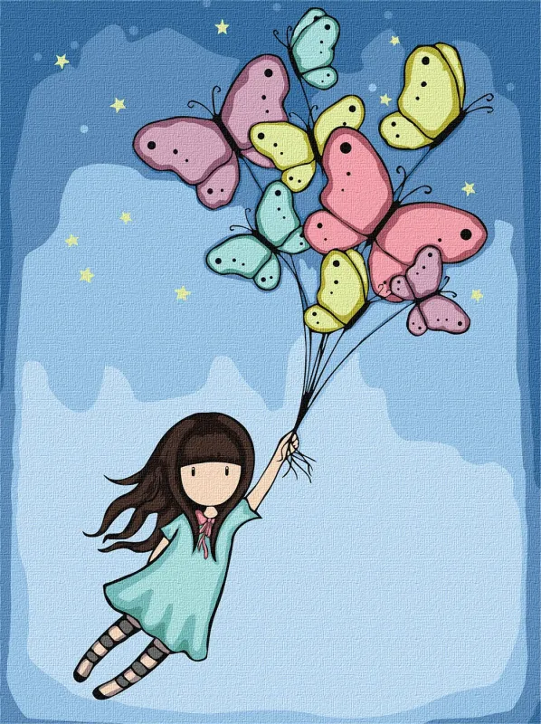 Картина по номерам - Flight Of The Butterflies Santoro Gorjuss Collection