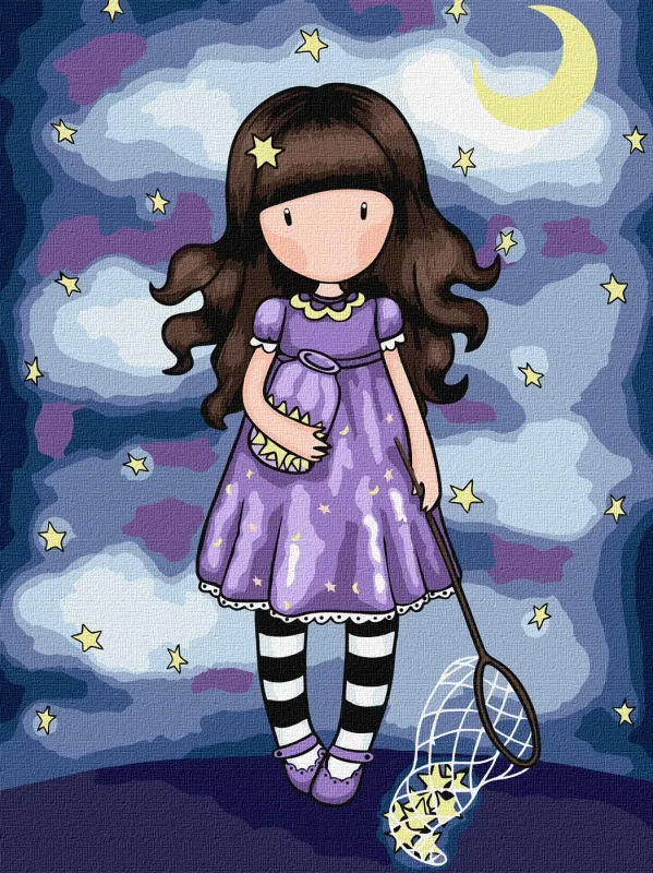 Картина по номерам - Catch A Falling Star Santoro Gorjuss Collection