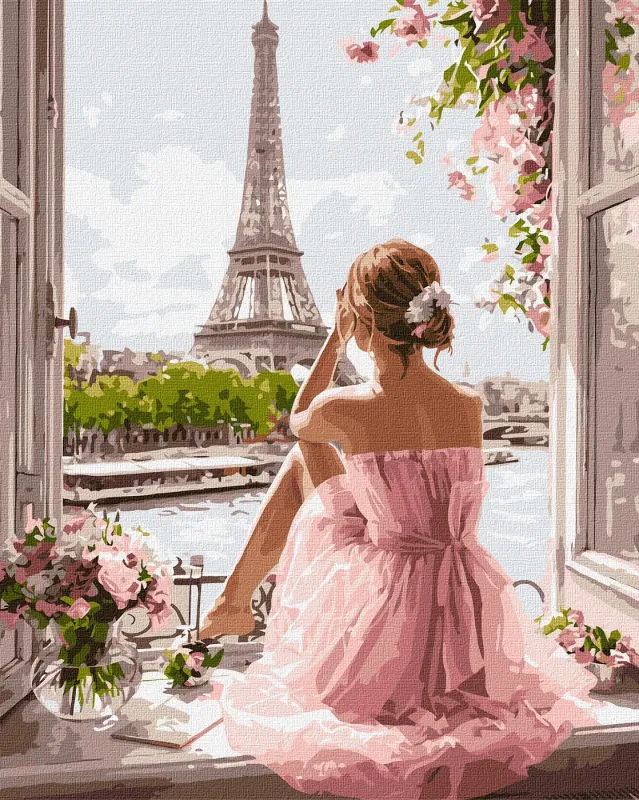 Картина по номерам - Нюдовый Париж ©art_selena_ua