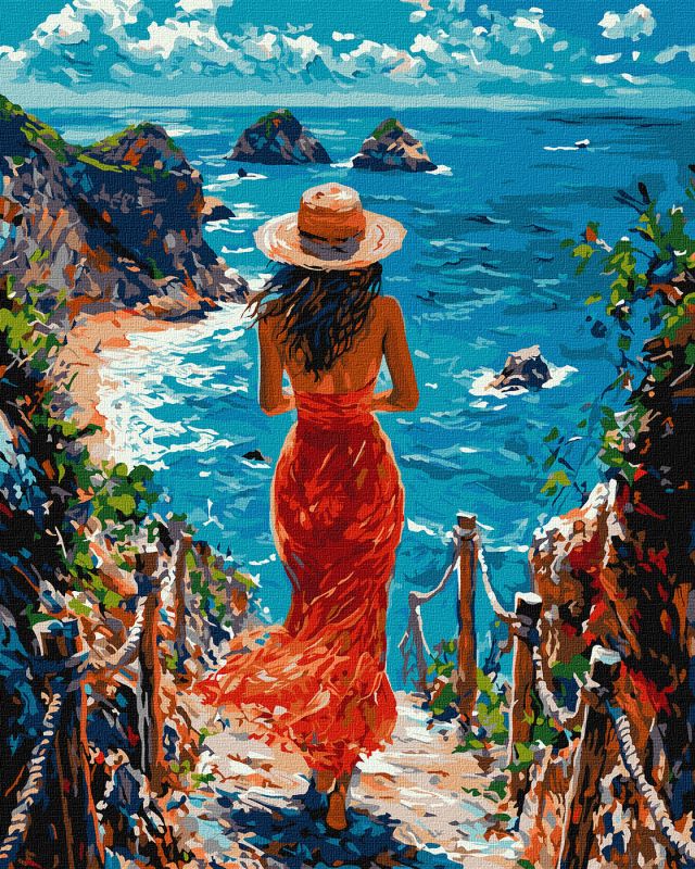 Картина за номерами - Подих океану ©art_selena_ua