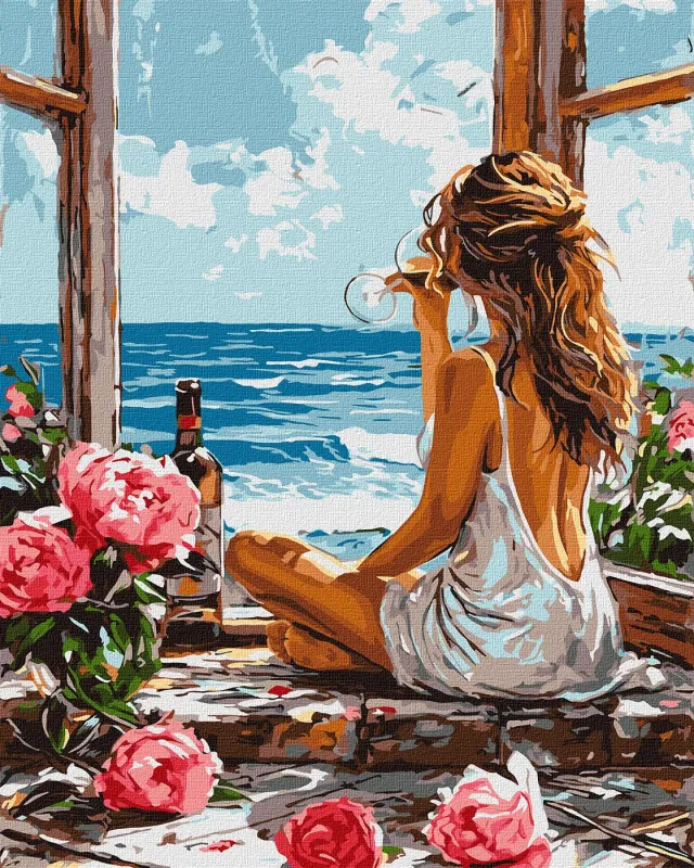 Painting by numbers - A dream morning by the sea ©art_selena_ua
