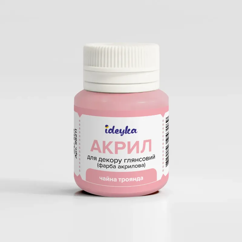 Акрил для декора - Чайная роза