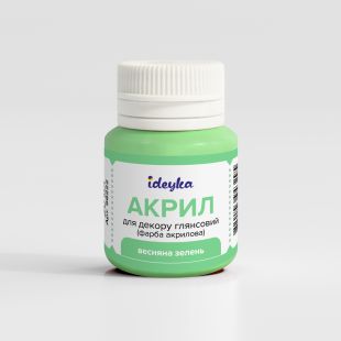 Акрил для декора - Весенняя зелень